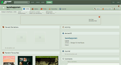 Desktop Screenshot of laurahapponen.deviantart.com
