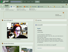 Tablet Screenshot of kymi.deviantart.com