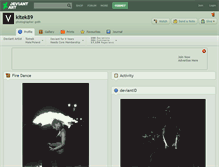 Tablet Screenshot of kitek89.deviantart.com