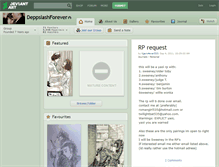 Tablet Screenshot of deppslashforever.deviantart.com