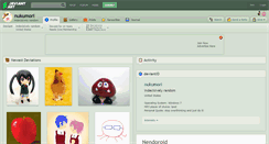 Desktop Screenshot of nukumori.deviantart.com
