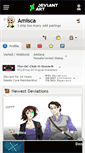 Mobile Screenshot of amisca.deviantart.com