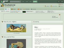 Tablet Screenshot of fire-phoenix-kai.deviantart.com