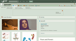 Desktop Screenshot of jepenseatoi.deviantart.com