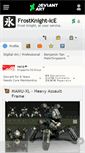 Mobile Screenshot of frostknight-ice.deviantart.com