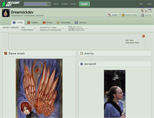 Tablet Screenshot of dreamsickdev.deviantart.com