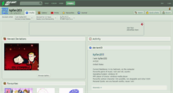 Desktop Screenshot of kpfan203.deviantart.com