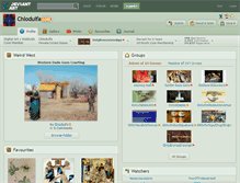 Tablet Screenshot of chlodulfa.deviantart.com