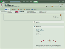 Tablet Screenshot of kimigryphon.deviantart.com