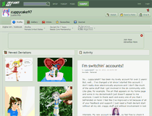 Tablet Screenshot of cuppycake97.deviantart.com