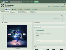 Tablet Screenshot of dewoodesign.deviantart.com