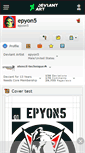 Mobile Screenshot of epyon5.deviantart.com