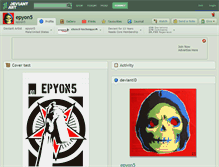 Tablet Screenshot of epyon5.deviantart.com