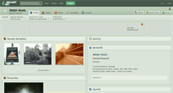 Desktop Screenshot of mister-music.deviantart.com