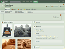 Tablet Screenshot of mister-music.deviantart.com