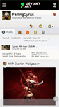 Mobile Screenshot of fallingcyrax.deviantart.com
