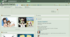 Desktop Screenshot of lilynette-gingerback.deviantart.com