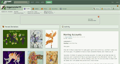 Desktop Screenshot of megamonster99.deviantart.com