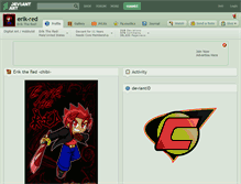 Tablet Screenshot of erik-red.deviantart.com