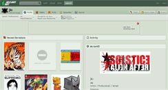 Desktop Screenshot of jio.deviantart.com
