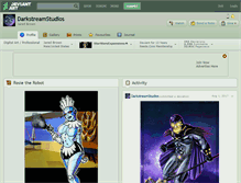 Tablet Screenshot of darkstreamstudios.deviantart.com