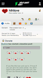 Mobile Screenshot of hihilove.deviantart.com
