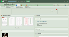 Desktop Screenshot of eziocostumeproject.deviantart.com