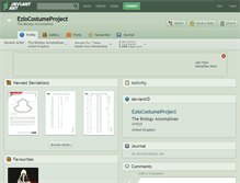 Tablet Screenshot of eziocostumeproject.deviantart.com