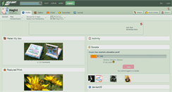 Desktop Screenshot of magini.deviantart.com