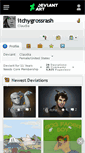 Mobile Screenshot of itchygrossrash.deviantart.com
