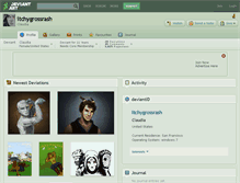 Tablet Screenshot of itchygrossrash.deviantart.com