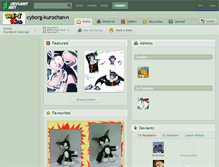 Tablet Screenshot of cyborg-kurochan.deviantart.com