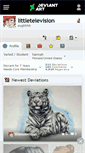 Mobile Screenshot of littletelevision.deviantart.com