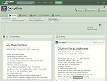 Tablet Screenshot of corruptpunk.deviantart.com