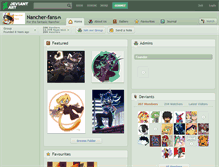 Tablet Screenshot of nancher-fans.deviantart.com