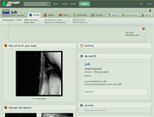 Tablet Screenshot of julb.deviantart.com