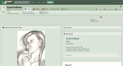 Desktop Screenshot of piratewolfblade.deviantart.com