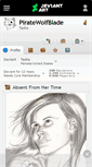 Mobile Screenshot of piratewolfblade.deviantart.com