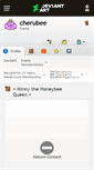 Mobile Screenshot of cherubee.deviantart.com