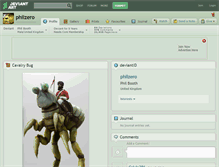 Tablet Screenshot of philzero.deviantart.com
