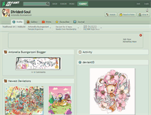 Tablet Screenshot of divided-soul.deviantart.com