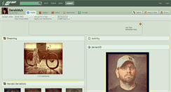 Desktop Screenshot of derekmick.deviantart.com