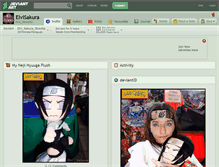 Tablet Screenshot of elvisakura.deviantart.com