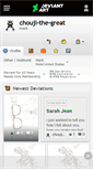 Mobile Screenshot of chouji-the-great.deviantart.com
