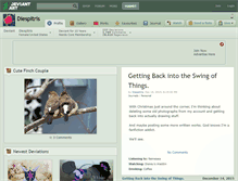 Tablet Screenshot of diespitris.deviantart.com