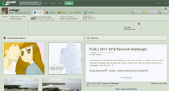 Desktop Screenshot of codegal.deviantart.com