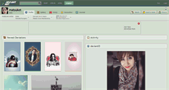 Desktop Screenshot of matsuket.deviantart.com