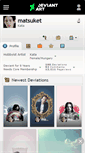 Mobile Screenshot of matsuket.deviantart.com