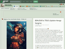 Tablet Screenshot of makuzoku.deviantart.com