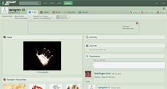 Desktop Screenshot of darkgrim-13.deviantart.com
